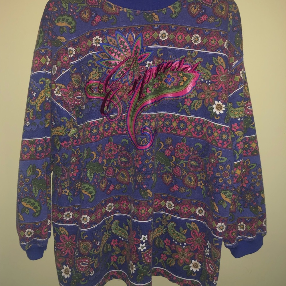VINTAGE express turtleneck sweater